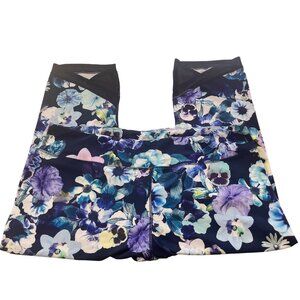 Old Navy Active Go Dry Women's‎ Floral Capri Leggings Size 3XL